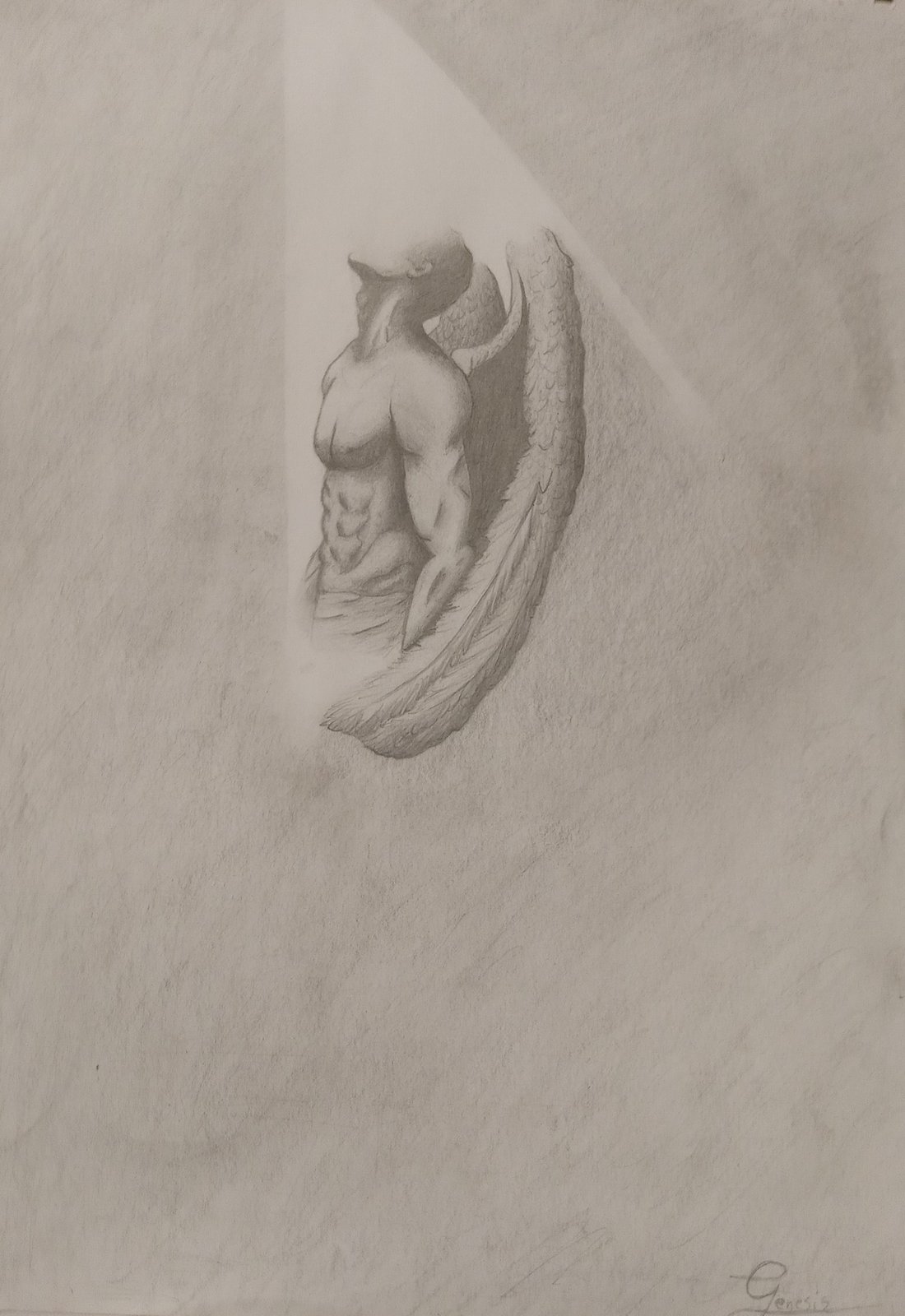 I Found Myself, drawing by Genesis Sevilla